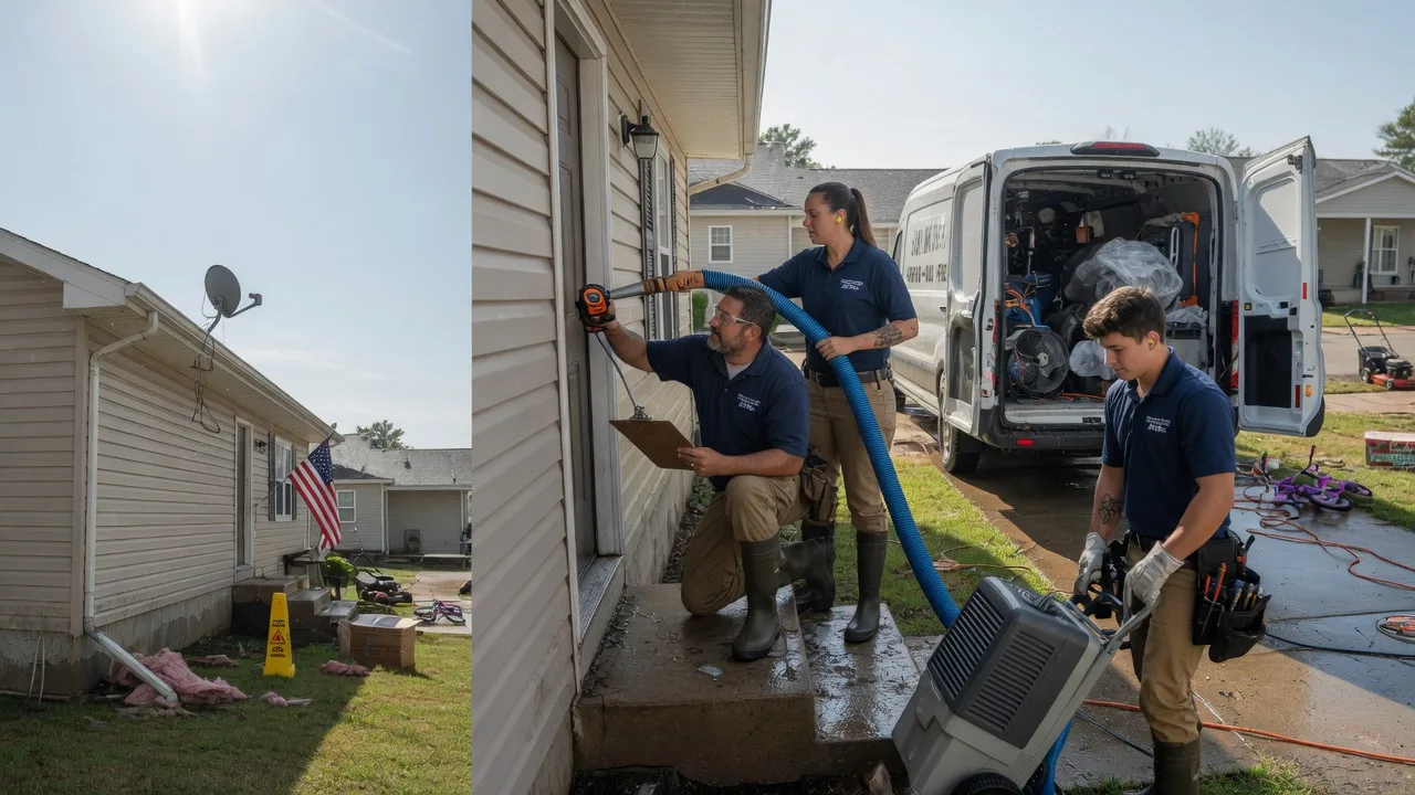 Ceiling Water Damage Restoration in Hubertus, WI near me
